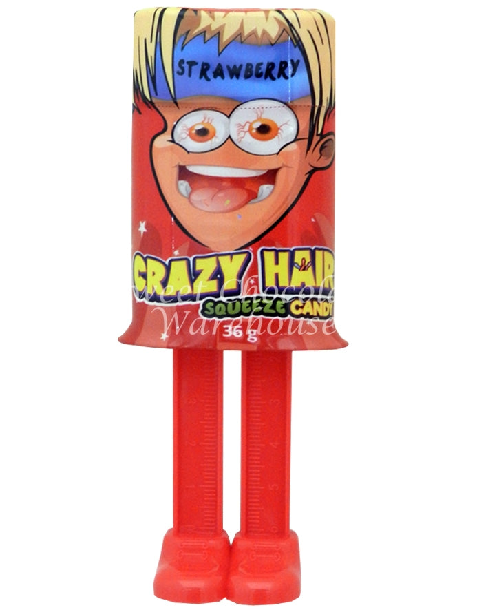 Crazy Hair Squeeze Candy – Wacky, Gooey, and Yummy Fun! 🍓🍇💙